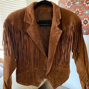 Fringe Leather Jacket